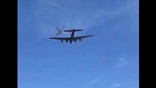 Horror Above Dallas After Two Planes Collided During An Air Show