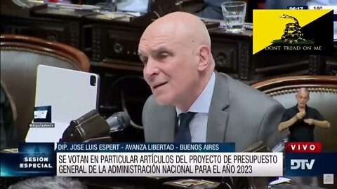 2022 10 26 José Espert Pedido de retiro del Art 95 Presupuesto 2023