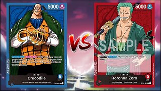 One Piece TCG Sir Crocodile VS Roronoa Zoro!!