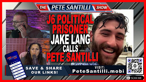 Jake Lang a J6 Political Prisoner Calls Into the Pete Santilli Show Live From the Gulag