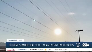 Extreme summer heat could mean energy emergencies