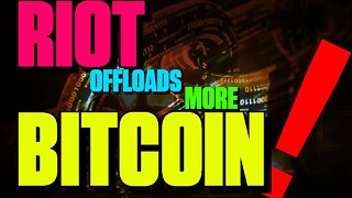Riot Blockchain Offloads More Bitcoin - 126