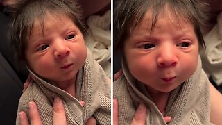 Baby Girl Makes The Most Hilarious "Suspicious" Faces