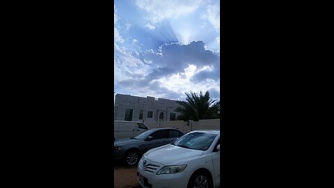 Cloudy sky,UAE