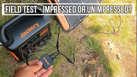 [SHORT] Jackery Lithium Generator | 2021 field test while camping + Solar panels.