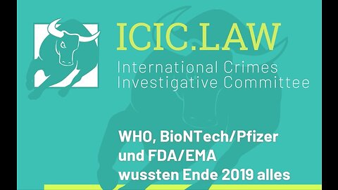 WHO - BioNTech-Pfizer und FDA-EMA wussten Ende 2019 alles