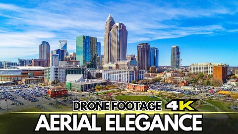 Charlotte, North Carolina 🏙️ Aerial Elegance in 4K Drone Footage United States Of America 🇺🇸