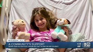 Valley community rallies around young girl battling cancer