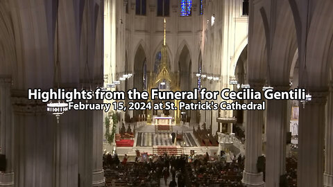 Highlights from the Funeral for Cecilia Gentili in St. Patrick’s Cathedral