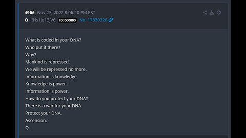 501 Days of Darkness from Q