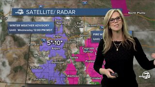 One more warm day, then rain and snow for Colorado