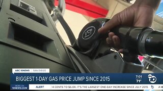 Biggest 1-day gas price jump since 2015