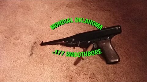 Mondial Oklahoma .177 smoothbore pistol