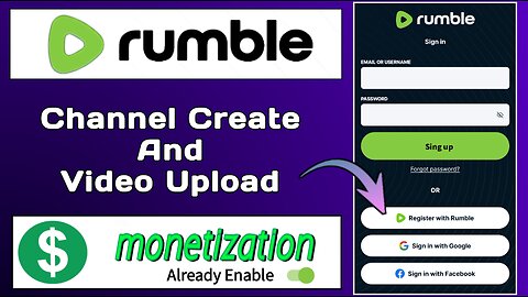 How To Create Rumble Channel | Rumble Channel Kaise Banaye | How To Create Rumble Account