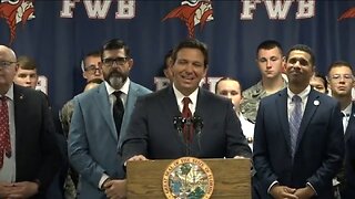 Gov Ron DeSantis Responds To Trump