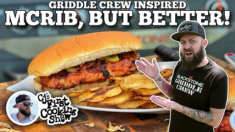 Griddle Crew Inspired McRib, But Better! | Blackstone Griddles