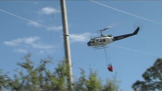 Neighbors react to Cape Coral brush fire