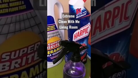 Extreme Clean With Me / Cleaning Motivation, Living Room #cleaningmotivation