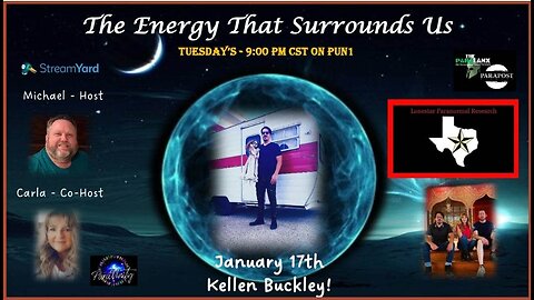 The Energy That Surrounds Us Episode Three with special guest Kellen Buckley
