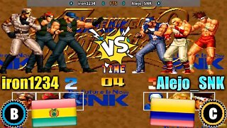 The King of Fighters '95 (iron1234 Vs. Alejo_SNK) [Bolivia Vs. Colombia]