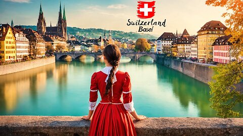 Switzerland's Jewel! A 4K Walking Tour in Basel, the City of Art! Beautiful Switzerland