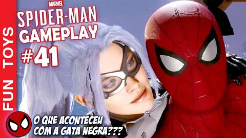 Marvel Spider-Man #41 - FINAL da Primeira DLC - Gata Negra! O que aconteceu com ela??? 🙀🙀🙀