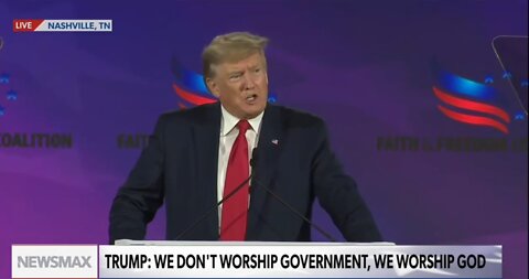 Donald Trump at the Faith and Freedom Coalition, Nashville TN - June 17. 2022