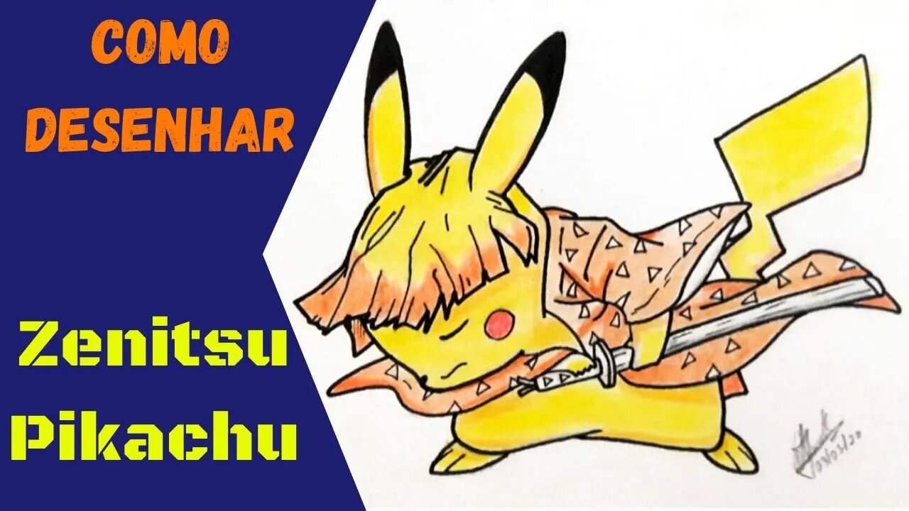 Aprendendo A Desenhar: Pikachu