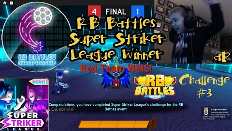 AndersonPlays Roblox - How to get the RB Battles - Super Striker League Winner Badge