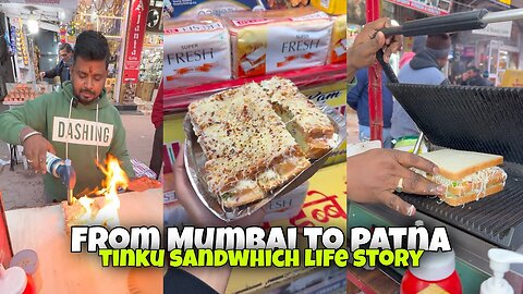 Tinku Sandwich Selling Fire Sandwich For Just 250_- In Bihar