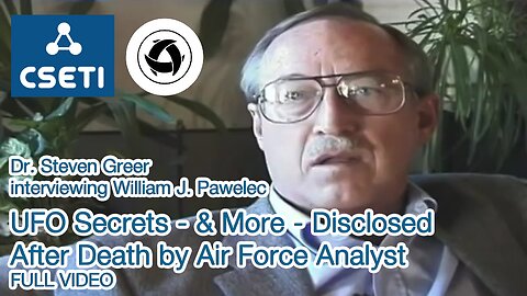 UFO Secrets - & More - Disclosed After Death by Air Force Analyst FULL VIDEO. Dr. Steven Greer interviewing William J. Pawelec.