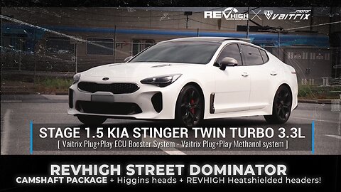 Stage 1.5 Kia Stinger Twin Turbo 3.3L V6 - VAITRIX ADVANCED METHANOL INJECTION