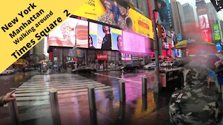 New York Manhattan Walking around Times Square 2