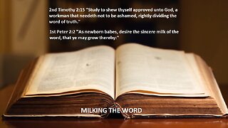 Milking the Word - Revelation 21:8