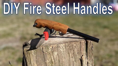 DIY Ferro Rod/Fire Steel Handles | Easy Custom Bushcraft Firestarter