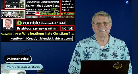John 16- Why do heathens hate Christians!?