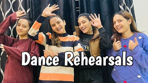 Dance Rehearsal with Family Members 😍 | Sistrology New Vlog | Dance practice at home