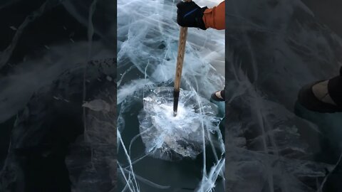 Ice Breaking in Fargo, North Dakota United States
