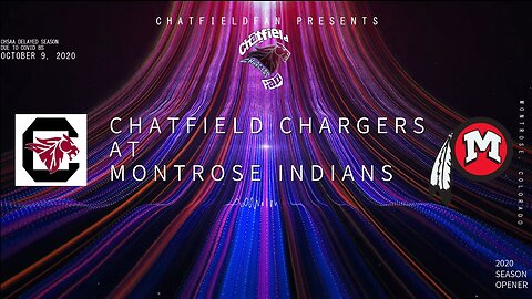 Chatfield at Montrose FULL GAME 10.09.2020 | high school football