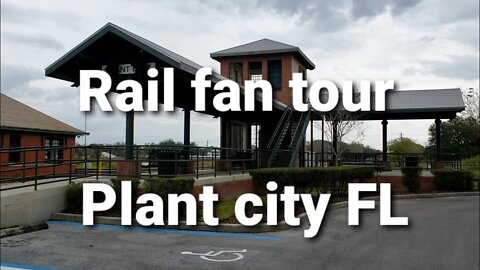 Railfan tour of Plant city FL. museum and railfan platform Dec 2020 (part 1)