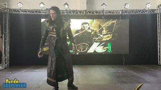 Apresentação Cosplay de Loki da Marvel no 25º Campinas Anime Fest (2022)