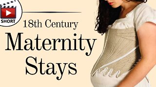 Making 18th Century Maternity Stays #shorts