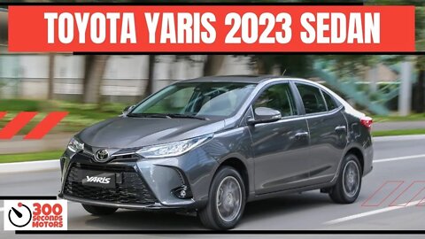2023 TOYOTA YARIS SEDAN arrives with a small facelift and 1.5 liter engine