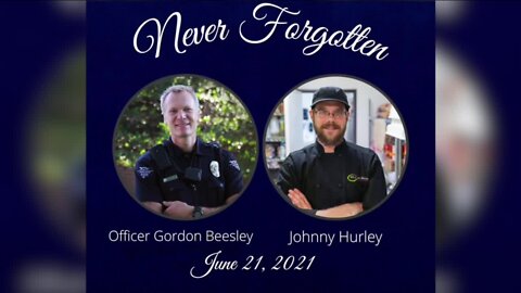 1 year later: Remembering Ofc. Gordon Beesley, Good Samaritan Johnny Hurley