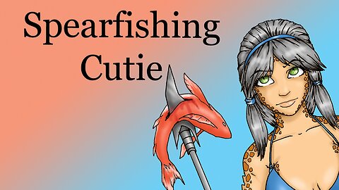 Spearfishing Cutie Pinup