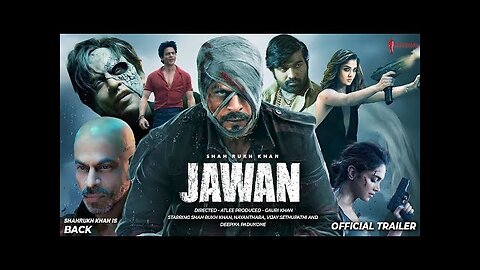 Jawan Official Hindi Trailer Shah Rukh Khan Atlee Nayanthara Vijay S Deepika P Anirudh