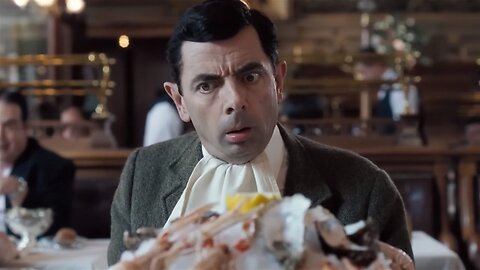 Mr Bean's Feast of Fish! 🐟 - Mr Beans Holiday - Funny Clips - Mr Bean Official