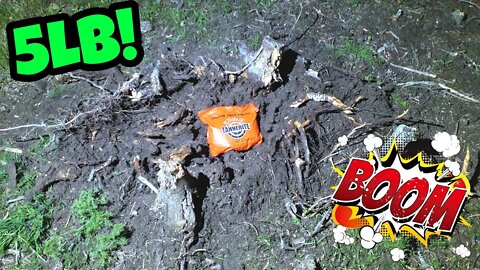 Stump Removal With Tannerite