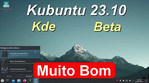Versão de desenvolvimento: Kubuntu 23.10 Beta. Pré Lançamento de todos os Sabores Oficiais Canonical