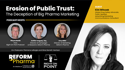 Right on Point Podcast w Wayne Rohde - The Deception of Big Pharma Marketing - Episode 1 - 031924